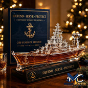 2026 Battleship Whiskey Bottle - Merch Crafted