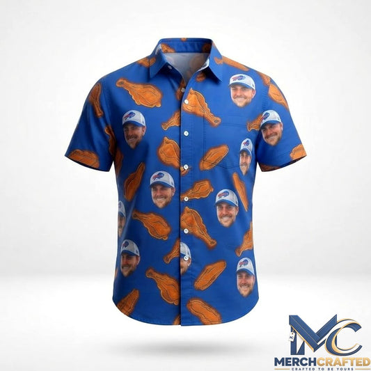 2026 Josh Allen Chicken Wing Hawaiian Shirt
