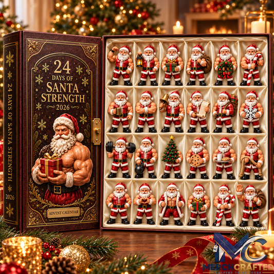 2026 Santa Strength 24-Day Countdown Advent Calendar
