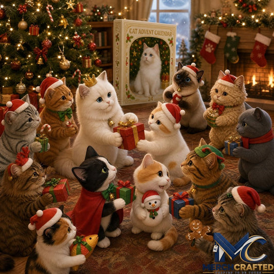 24 Days of Cats Christmas Countdown for Cat Lovers Advent Calendar