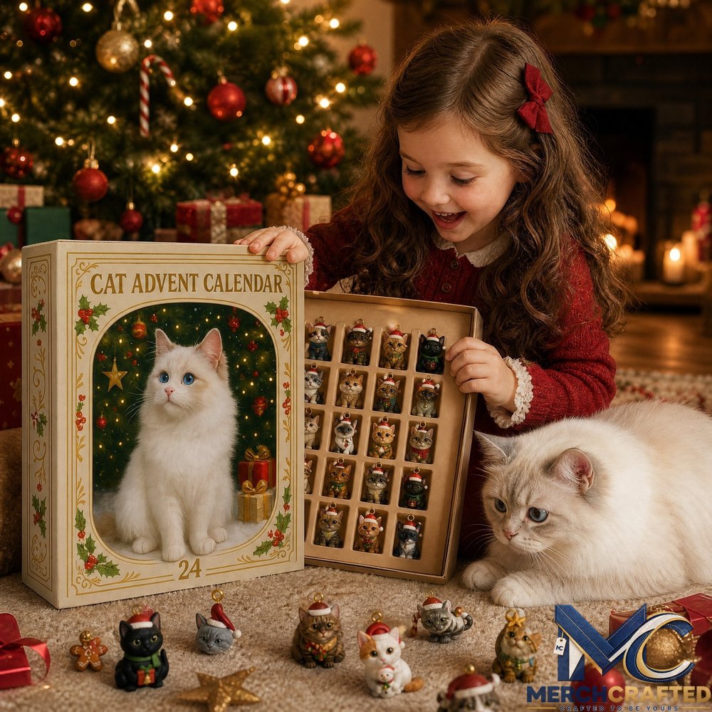 24 Days of Cats Christmas Countdown for Cat Lovers Advent Calendar