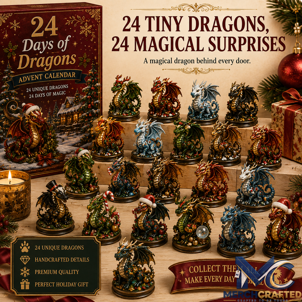 24 Days of Dragons - 24 Unique Dragons 24 Magical Christmas Surprises Advent Calendar