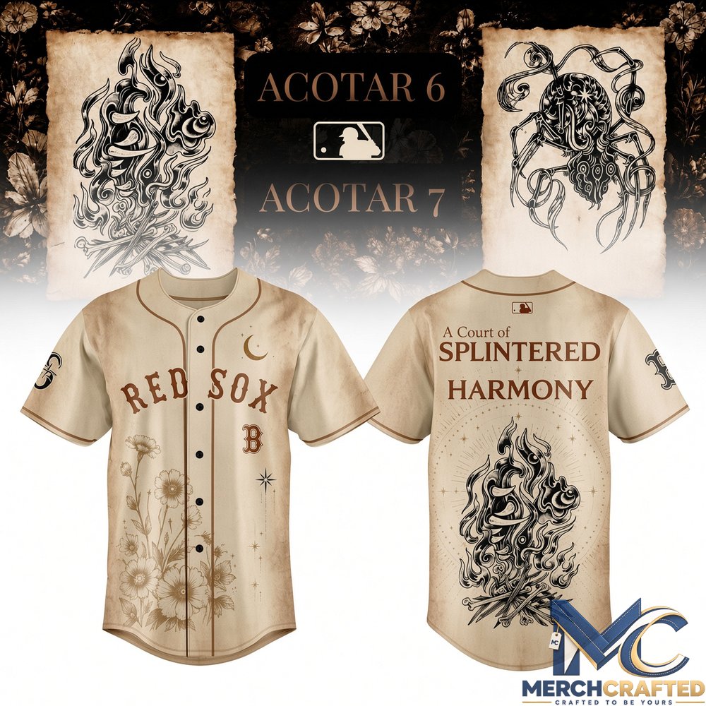 A Court of Forgotten Melody Cream ACOTAR Baseball Jersey MLB