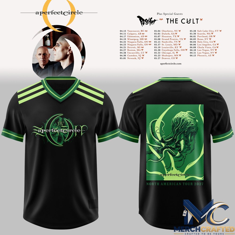 A Perfect Circle North American Tour 2027 Footbal Jersey