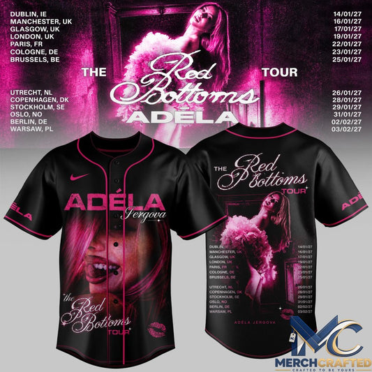 Adéla Jergova - The Red Bottoms Tour Baseball Jersey