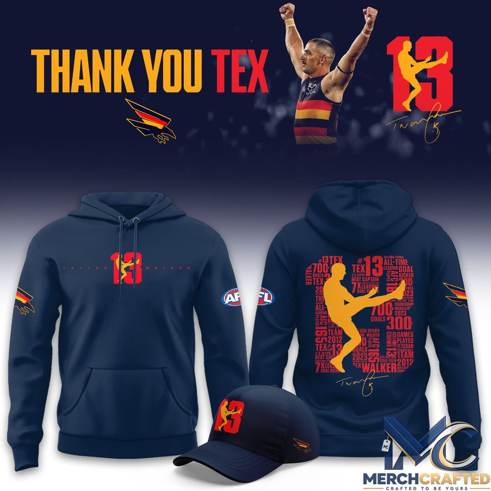 Adelaide Crows Taylor Walker Retirement Hoodie