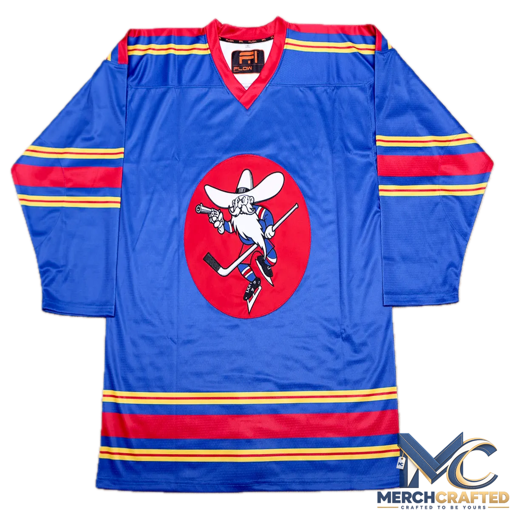 Albuquerque Six Guns Blue Hockey Jersey