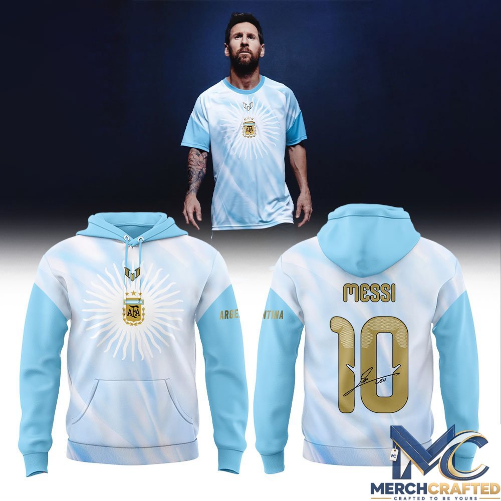 Argentina Lionel Messi Last Dance Farewell Match Commemorative Hoodie