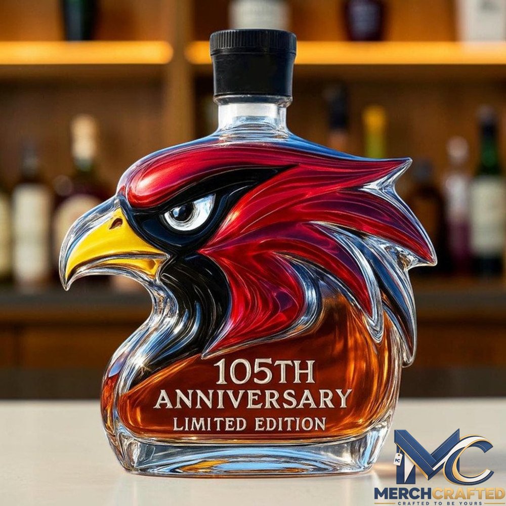 Arizona Cardinals 105th Anniversary Whiskey Decanter
