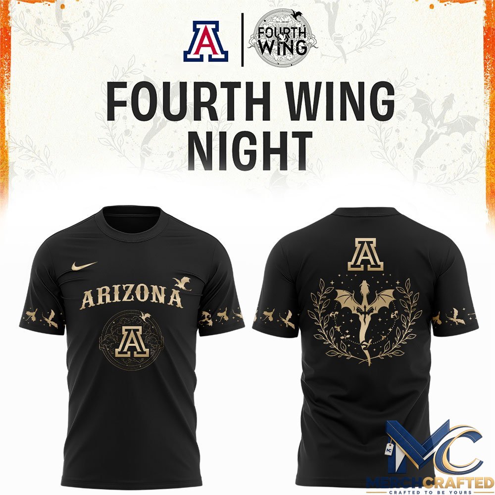 Arizona Wildcats Fourth Wing Night 2026 T Shirt