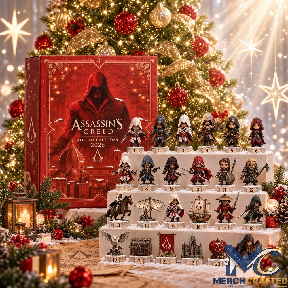 Assassins Creed 2026 Red Box Advent Calendar