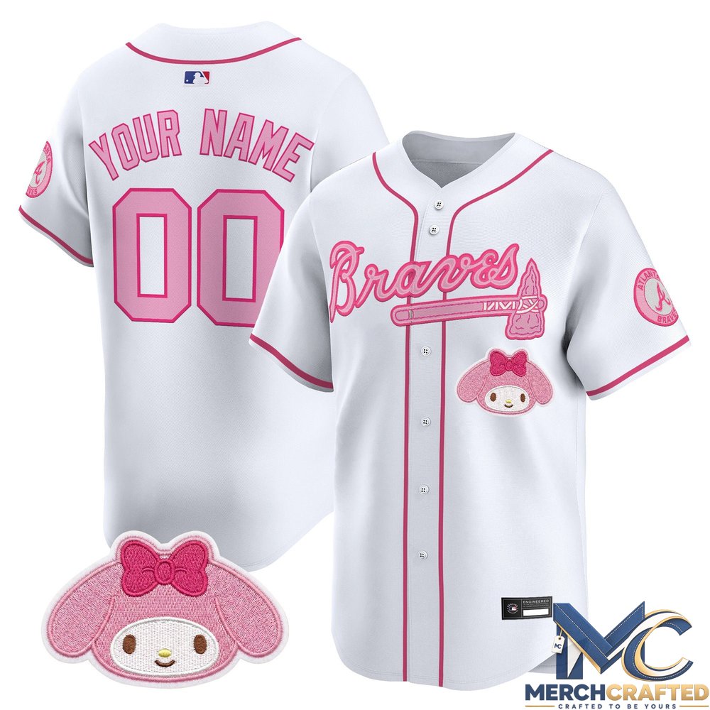 Atlanta Braves x Sanrio Friends Vapor Premier Limited Custom Baseball Jersey