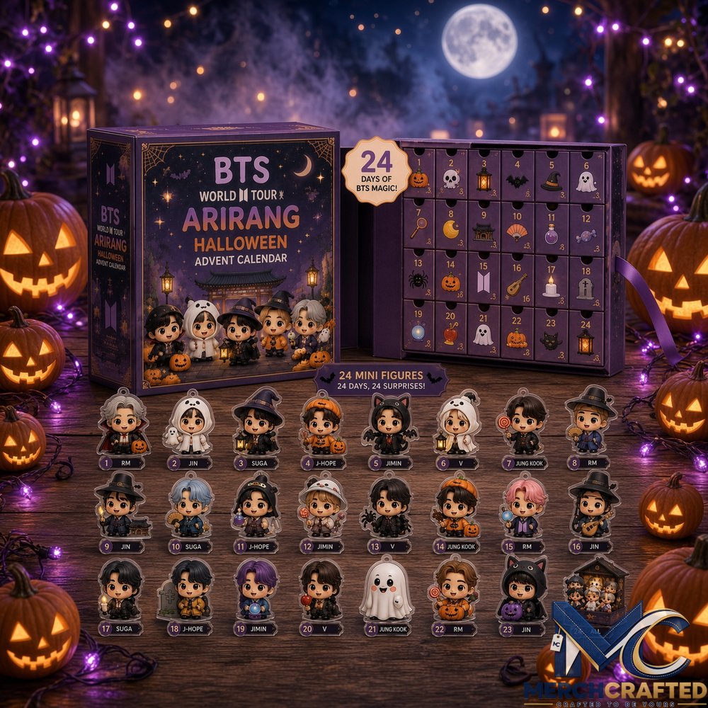 BTS World Tour Arirang Halloween 24 Day Countdown Advent Calendar 2026