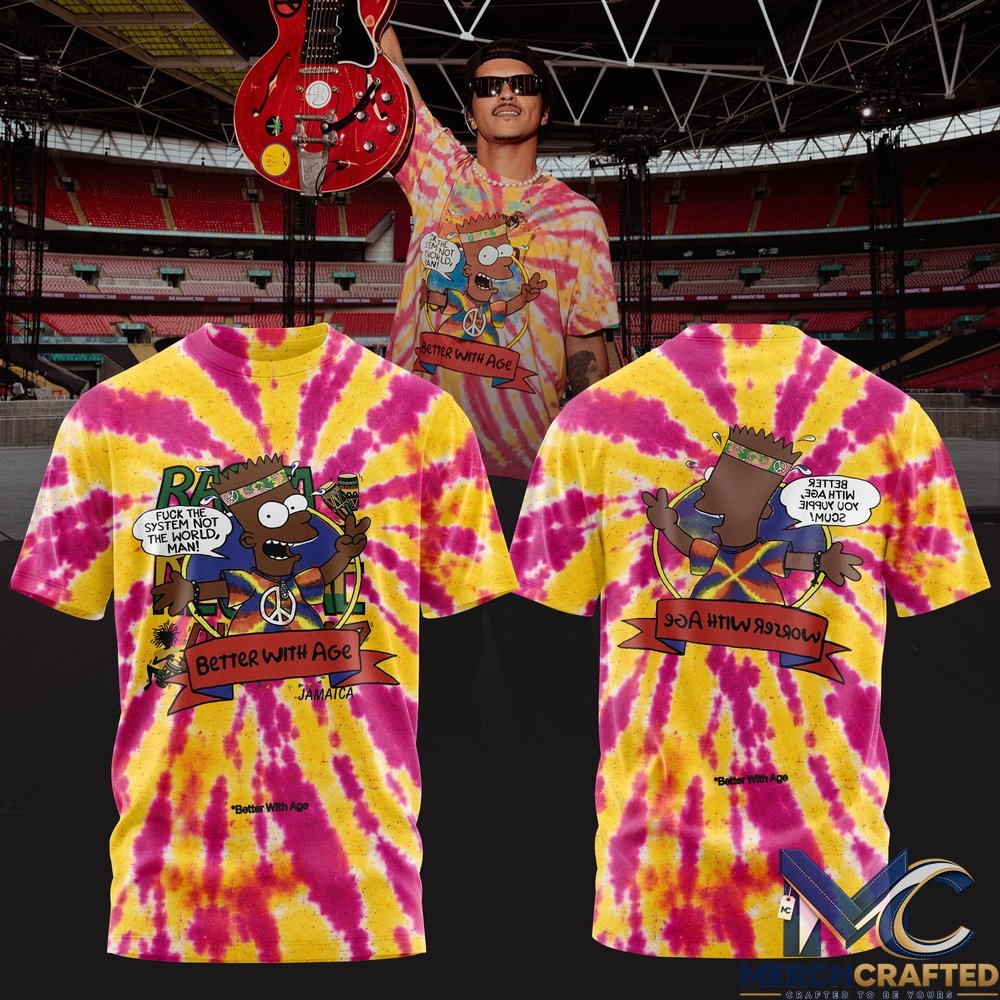 Better With Age Reggae Bart Tie-Dye T-Shirt