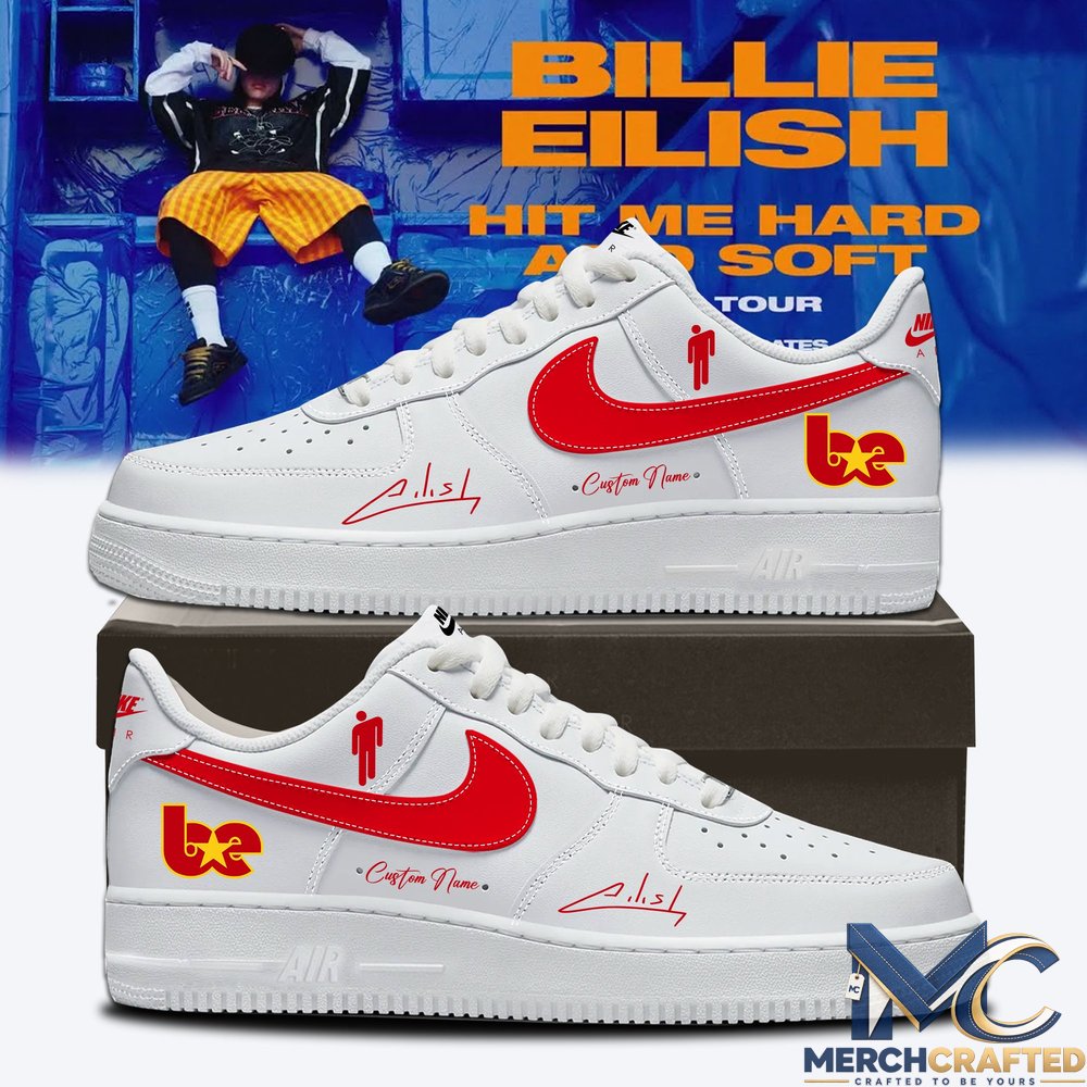 Billie Eilish Hit Me Hard and Soft- The Tour 2026 AF1 Shoes