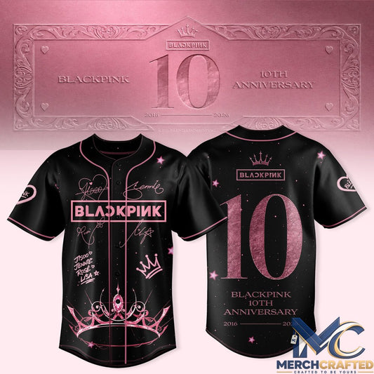 Blackpink 10th Anniversary Special Baseball Jersey