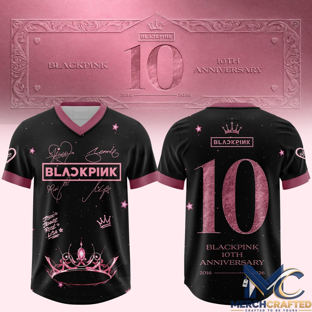 Blackpink 10th Anniversary Special Football Jersey