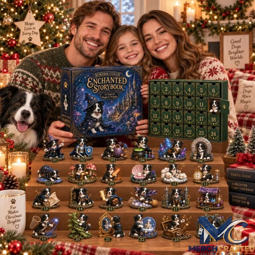 Border Collie Enchanted Storybook Advent Calendar