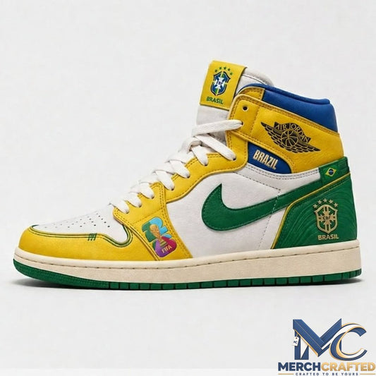 Brazil National Football Team WC26 Special Edition Air Jordan 1 Sneaker