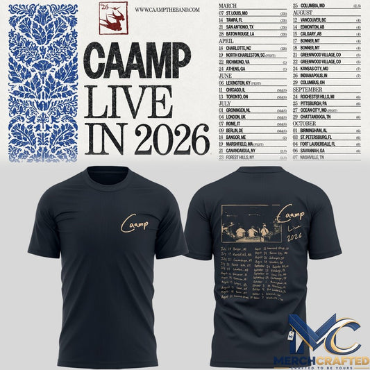 Caamp Live in 2026 Shirt