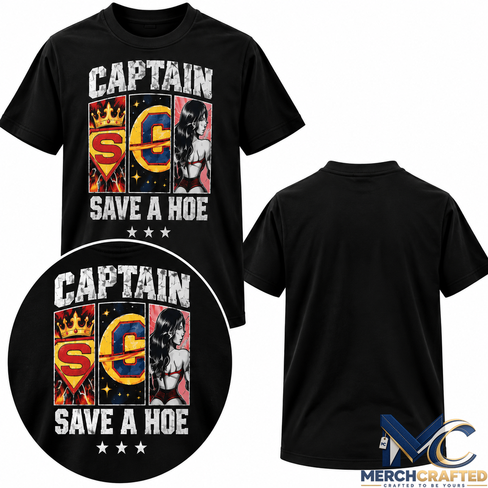 Captain Save A Hoe Halloween Graphic T Shirt