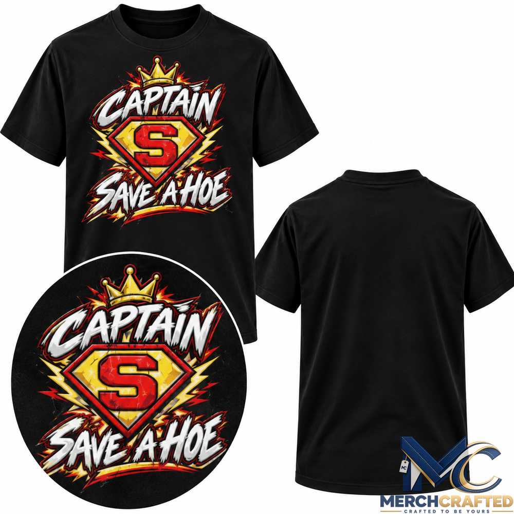 Captain Save A Hoe Superhero Halloween T Shirt