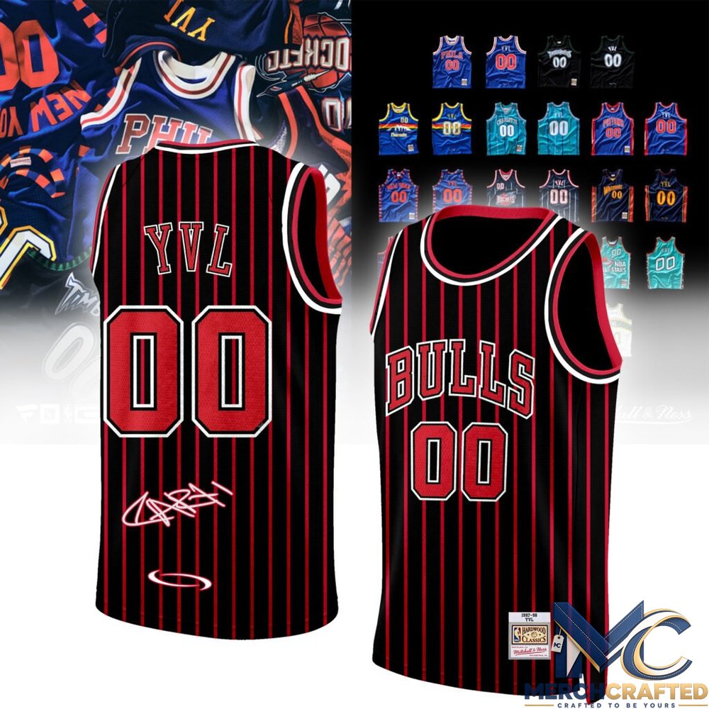 Chicago Bulls Hardwood Classics Black Basketball Jersey