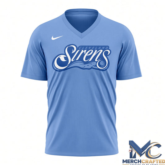Cleveland Sirens Primary Logo Limited Edition Jersey Shirt