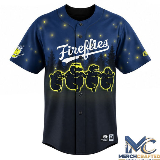 Columbia Fireflies x Synchronized Hippos 2026 Limited Edition Baseball Jersey
