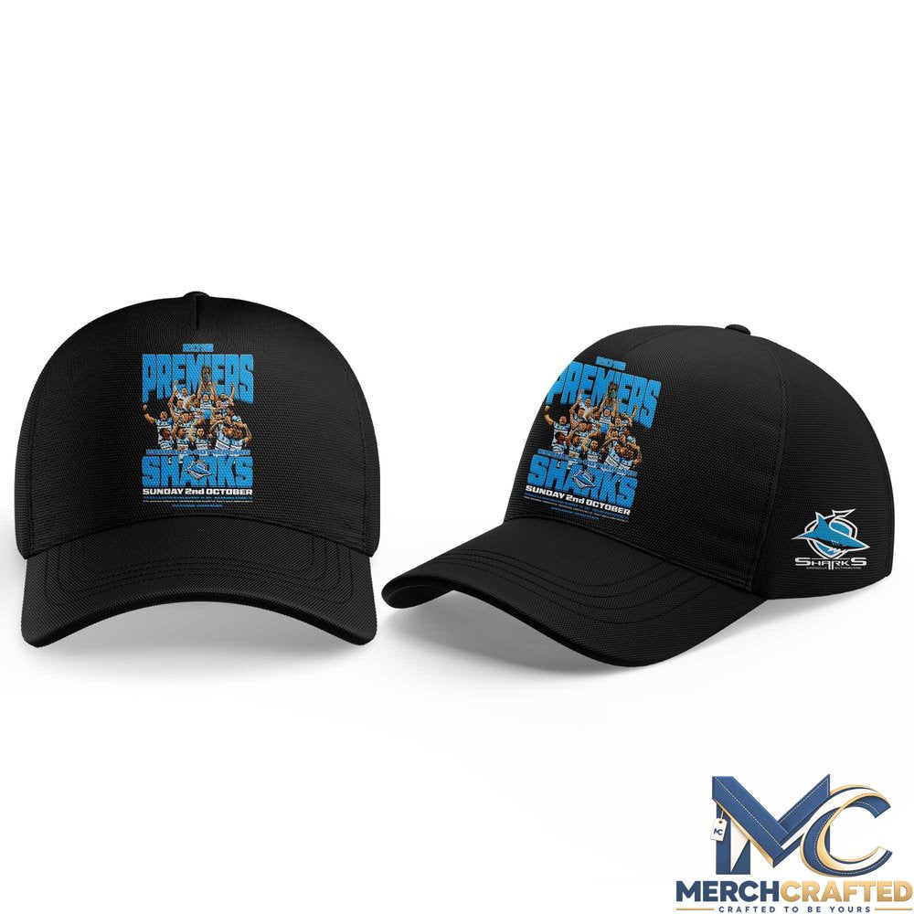 Cronulla Sharks Premiers 10th Anniversary Cap