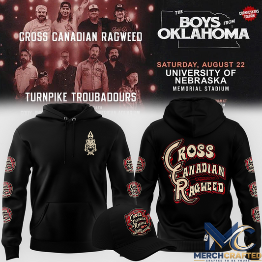 Cross Canadian Ragweed x Nebraska 2026 Hoodie