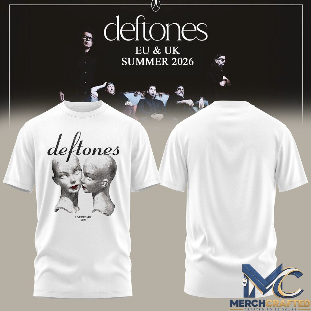 DEFTONES 2026 EU & UK Summer Tour Limited T-Shirt – Merch Crafted