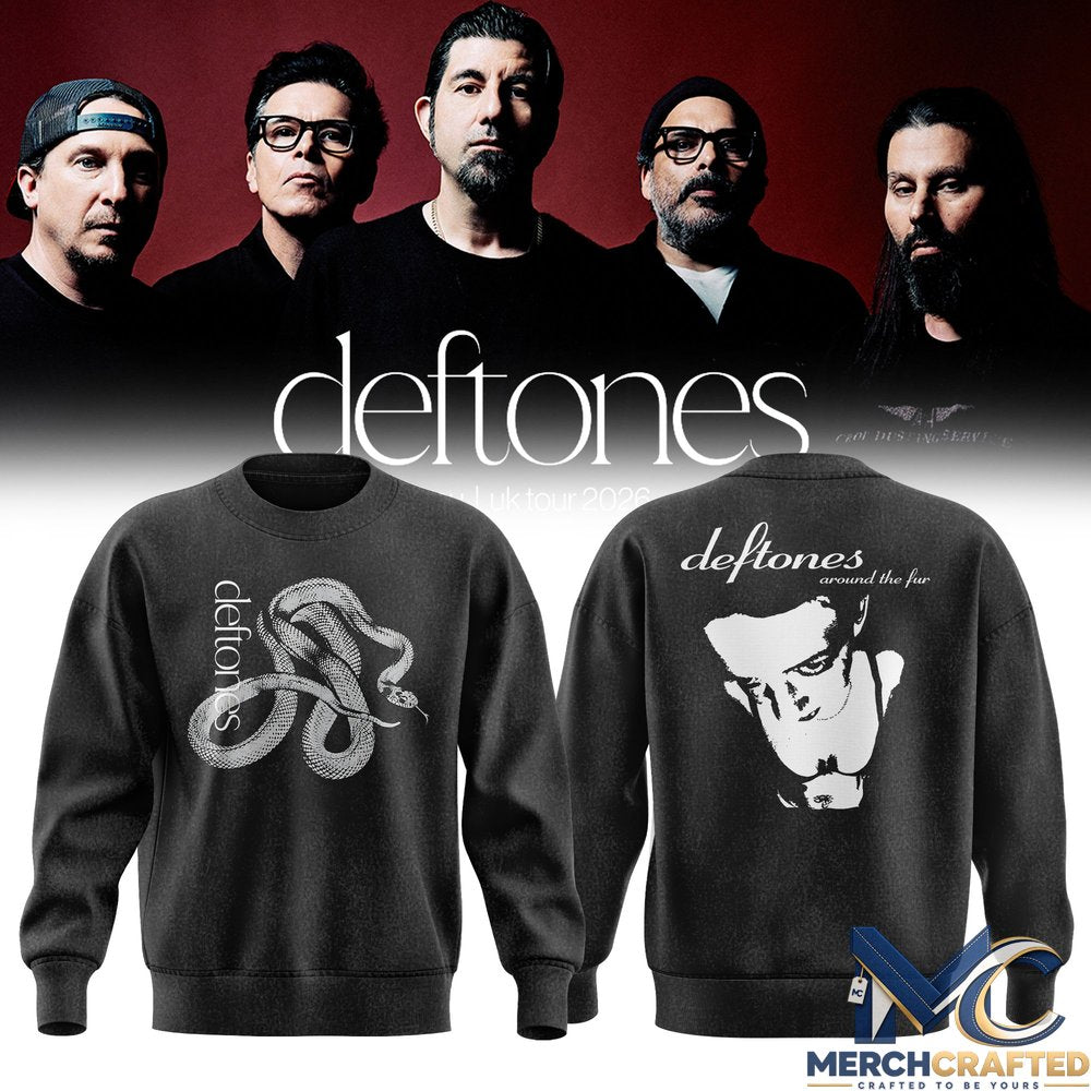 Deftones スウェット M DEFTONES- 2026 Tour Sweatshirt – Merch Crafted