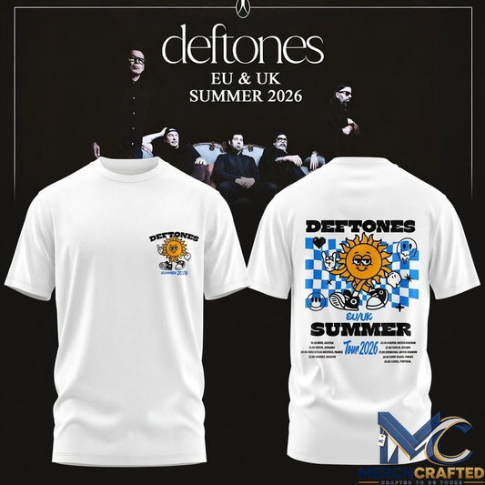 DEFTONES 2026 EU x UK Summer Tour Limited T-Shirt