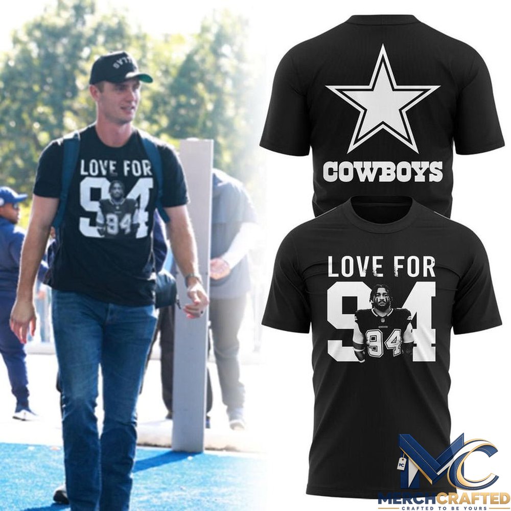 Dallas Cowboys 2025 Marshawn Kneeland Thank You Memories Combo TShirt