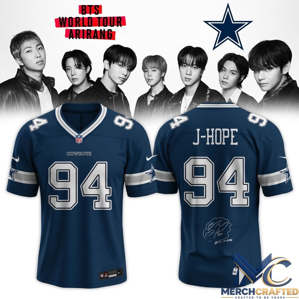 Dallas Cowboys x BTS World Tour Arirang 2026 Football Jersey