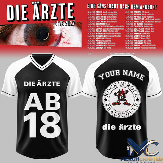 Die Ärzte Live 2027 Football Jersey