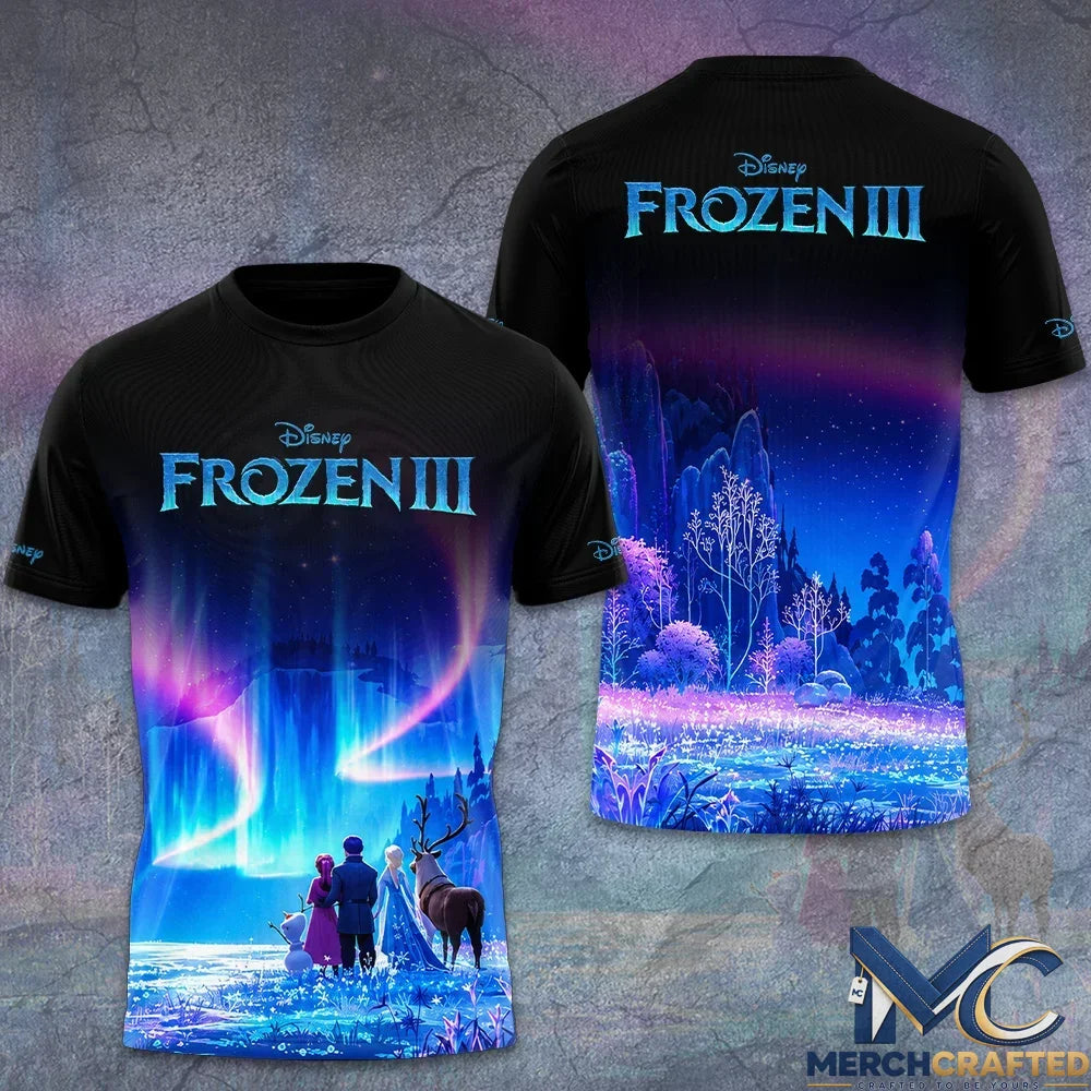 Disney Frozen 3 Cartoon Limited Edition Shirt