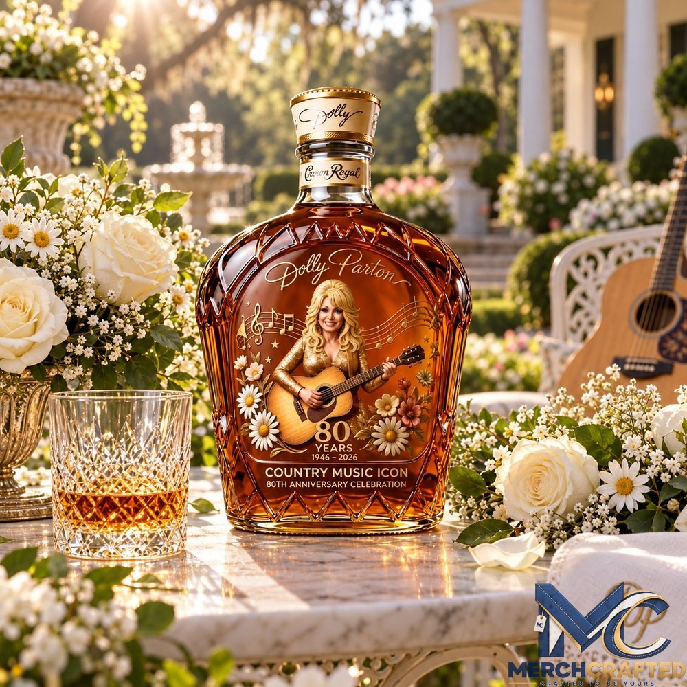 Dolly Parton 80th Anniversary Whiskey Decanter