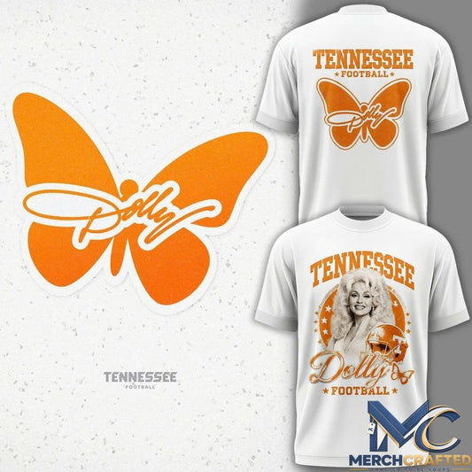 Dolly Parton Tennessee Volunteers Butterfly T-Shirt