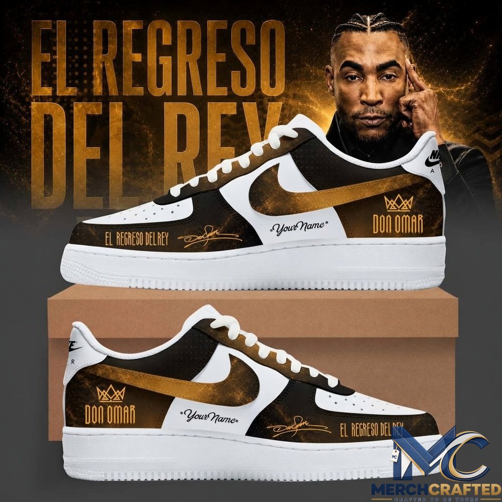 Don Omar El Regreso Del Rey World Tour 2026 Custom Air Force 1 Sneaker