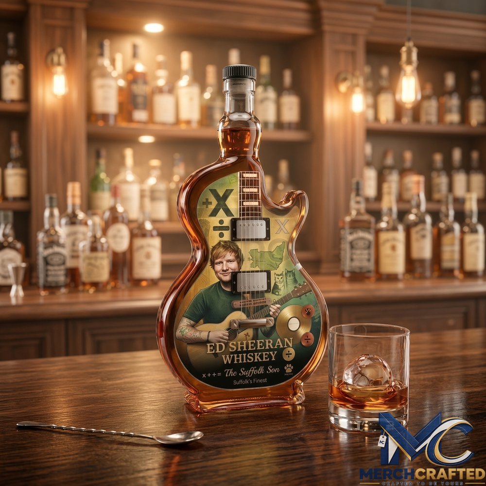 Ed Sheeran Guitar Whiskey Bottle – The Suffolk Son Tennessee Decanter