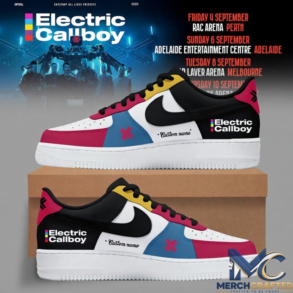 Electric Callboy RAINBOWS Customize AF1 Shoes