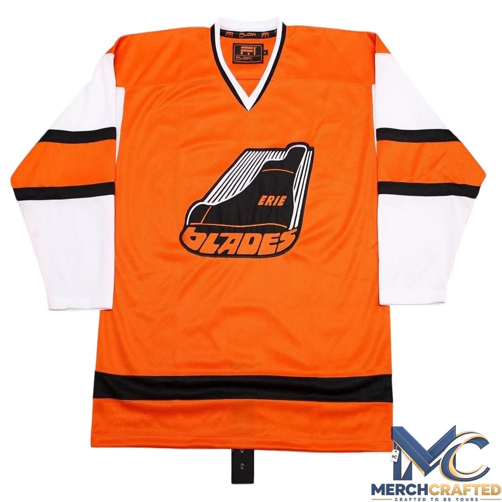 Erie Blades 1978-79 Orange Hockey Jersey