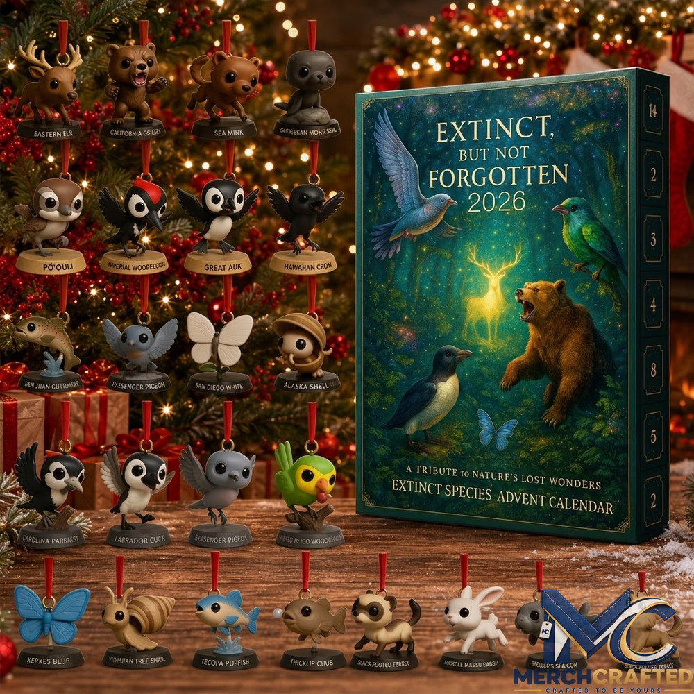 Extinct Species Advent Calendar – Lost Wonders Animal Ornament
