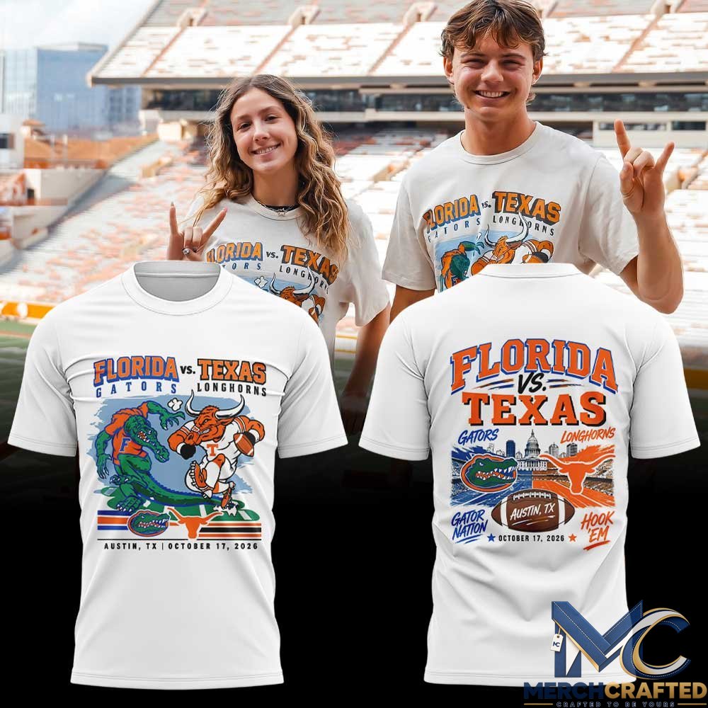 Florida Gators vs Texas Longhorns 2026 T Shirt