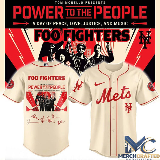 Foo Fighters - Power to the people - Limited Edition Baseball Jersey