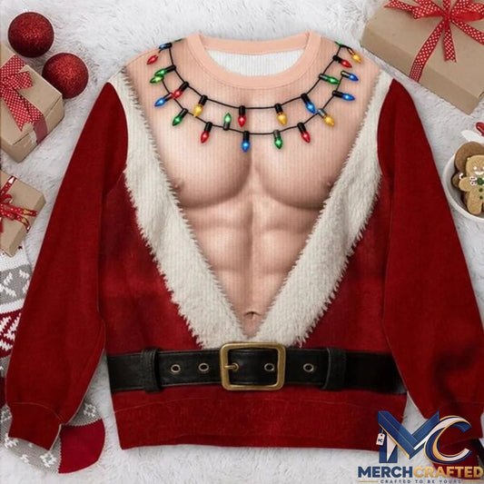 Funny Christmas Santa Ugly Christmas Sweater