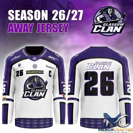 Glasgow Clan 2026-27 Replica Customize Hockey Jersey