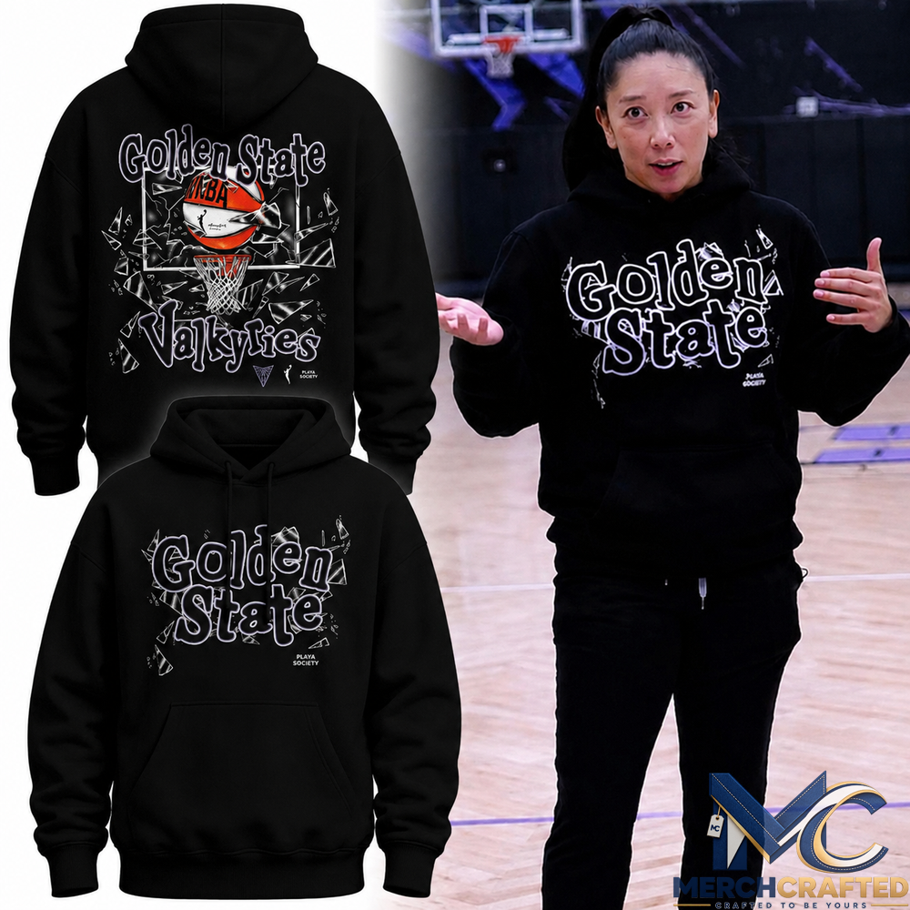 Golden State Valkyries Basketball Black Hoodie